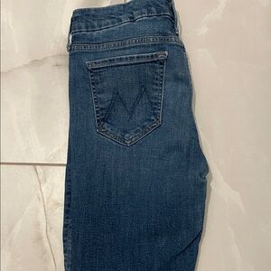 MOTHER Dark Blue Skinny Jeans Size 29